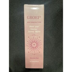 GROEI Sunless Tanning Drops Watermelon Flavor 60ml New Sealed Box